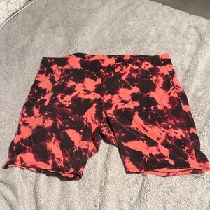 Torrid Red and Black Athletic Women Shorts